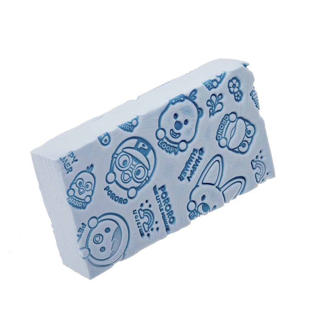 Soft Body Scrubber Bath Shower Exfoliating Sponge Body Skin Scrub Cleaner Pad Spa Brush Bathing Tools Bathroom Accessories #TD: Blue 
