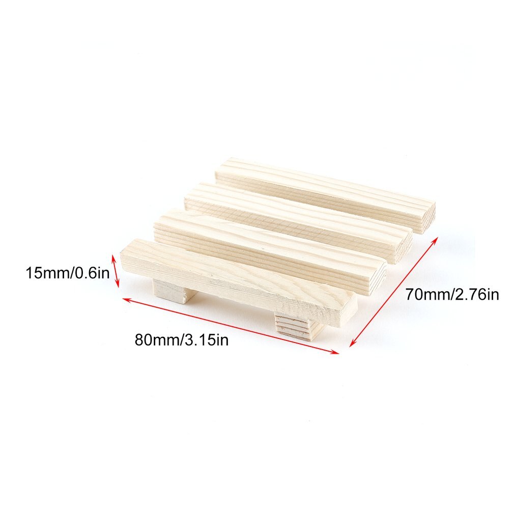 8*7 cm Natürliche Holz Holz Seifenschale Ablage Halfter Für Schlecht Dusche Regal Schwämme Abtropffläche Halfter Veranstalter seife Gerichte