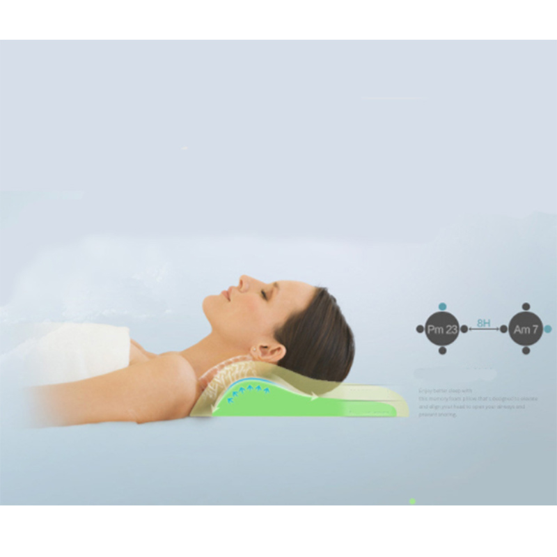 Behagelig hukommelse skum pude nakke massage ergonomisk kurve cervikal ortopædisk nakke seng sove hovedpude pude