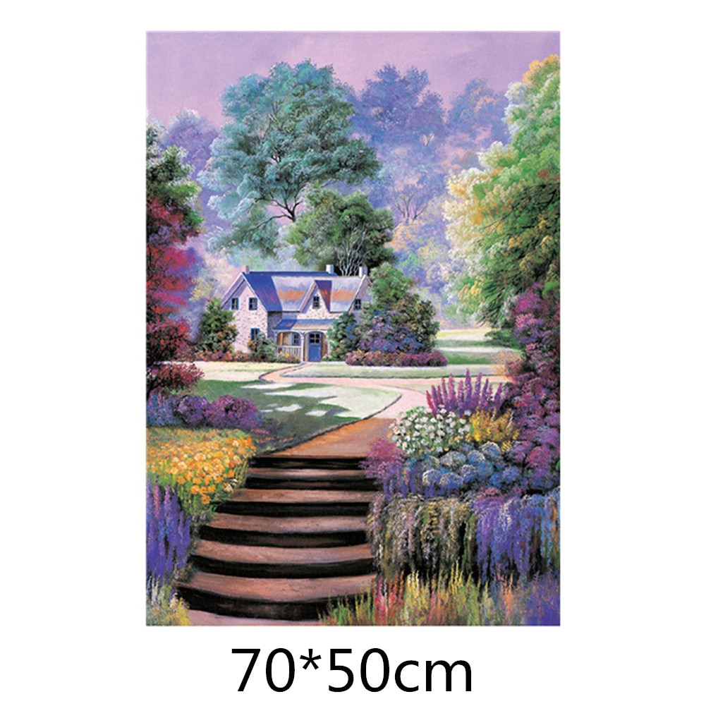 1000pcs/set Colorful Rainbow Round Geometrical Photo Puzzle Adult Kids DIY Educational Reduce Stress Toy Jigsaw Puzzle Paper: E