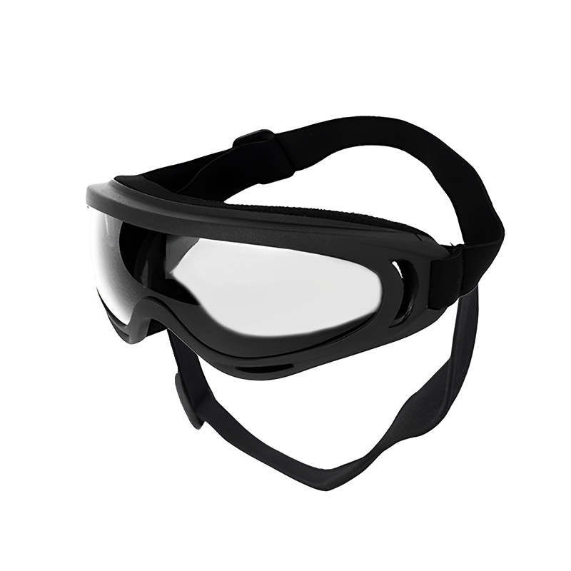 Lunettes de soleil réglables pour animaux de compagnie, Anti-UV, Protection des yeux, noires, largement utilisées, fournitures pour chiens de compagnie: Black