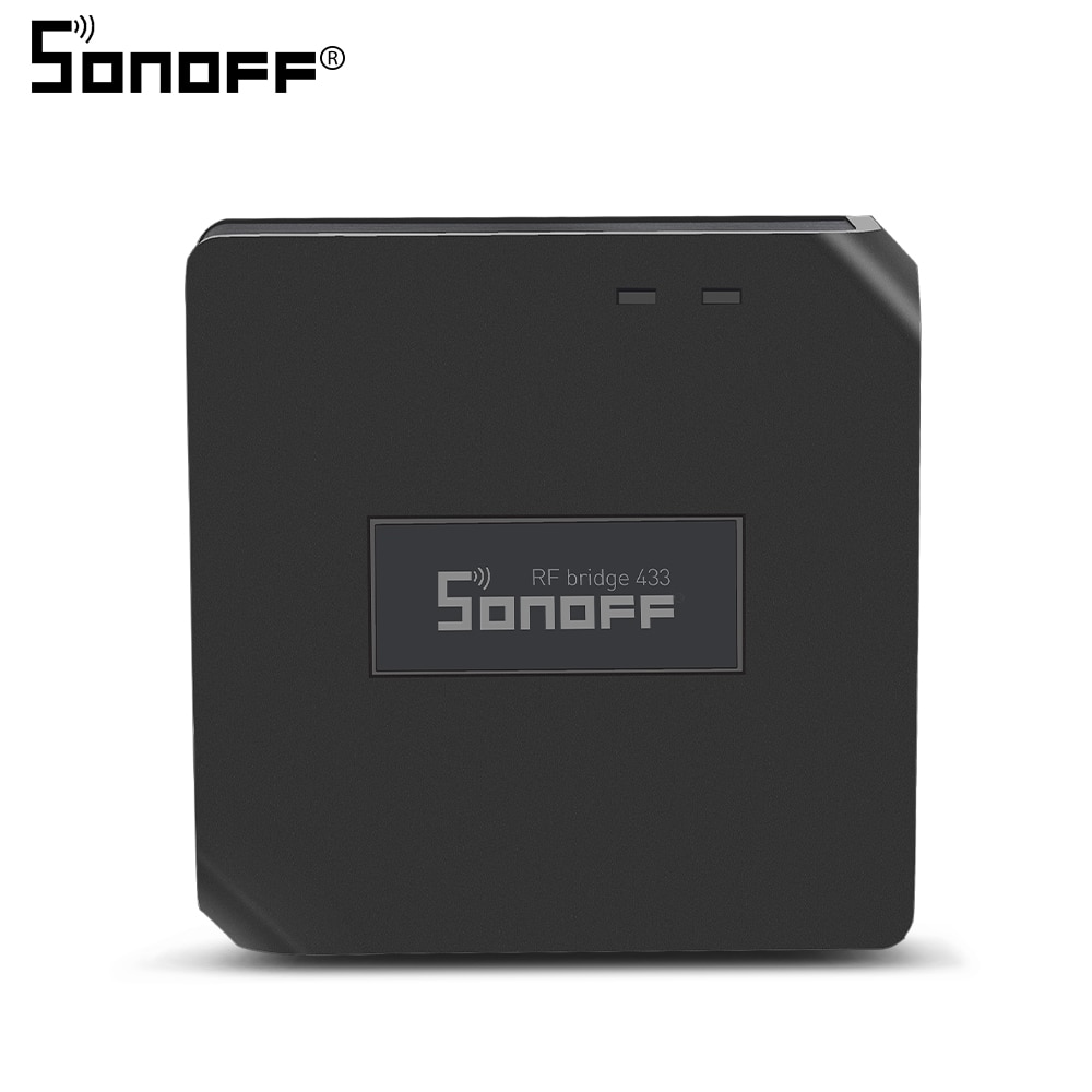 Sonoff Rf Brug Wifi 433Mhz Draadloze Afstandsbediening Schakelaar Smart Intelligente Domotica Module Alexa En Google Assistent