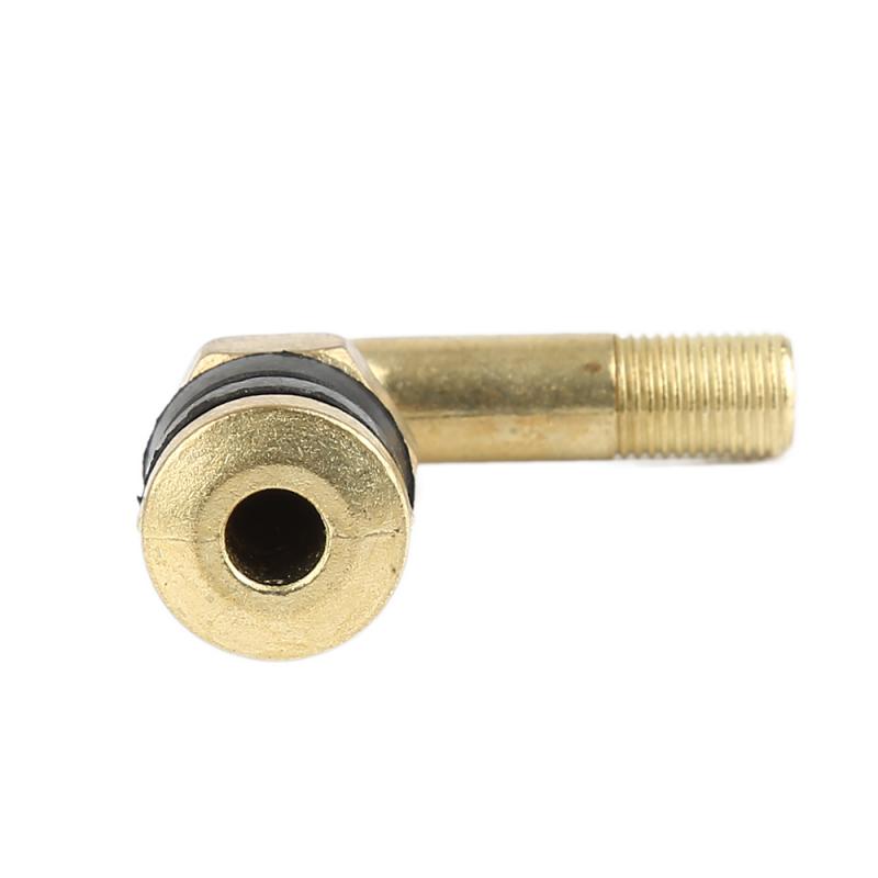 2PCS Car Air Tire Tyre Valve Stems CNC Aluminum Alloy Brass 90 Degree For Vehicle For Cars Trucks Motorcycle ATV
