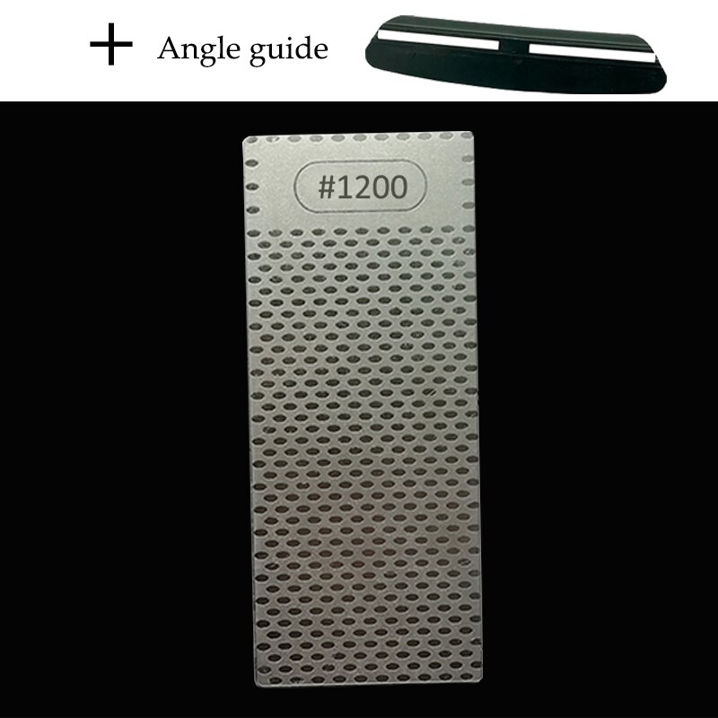 Diamond Knife Sharpening Stone Knife Sharpener Fixed angle sharpener 150x63x2.5mm Grit 400 600 1000 1200 Angle guide: 1200 Angle guide