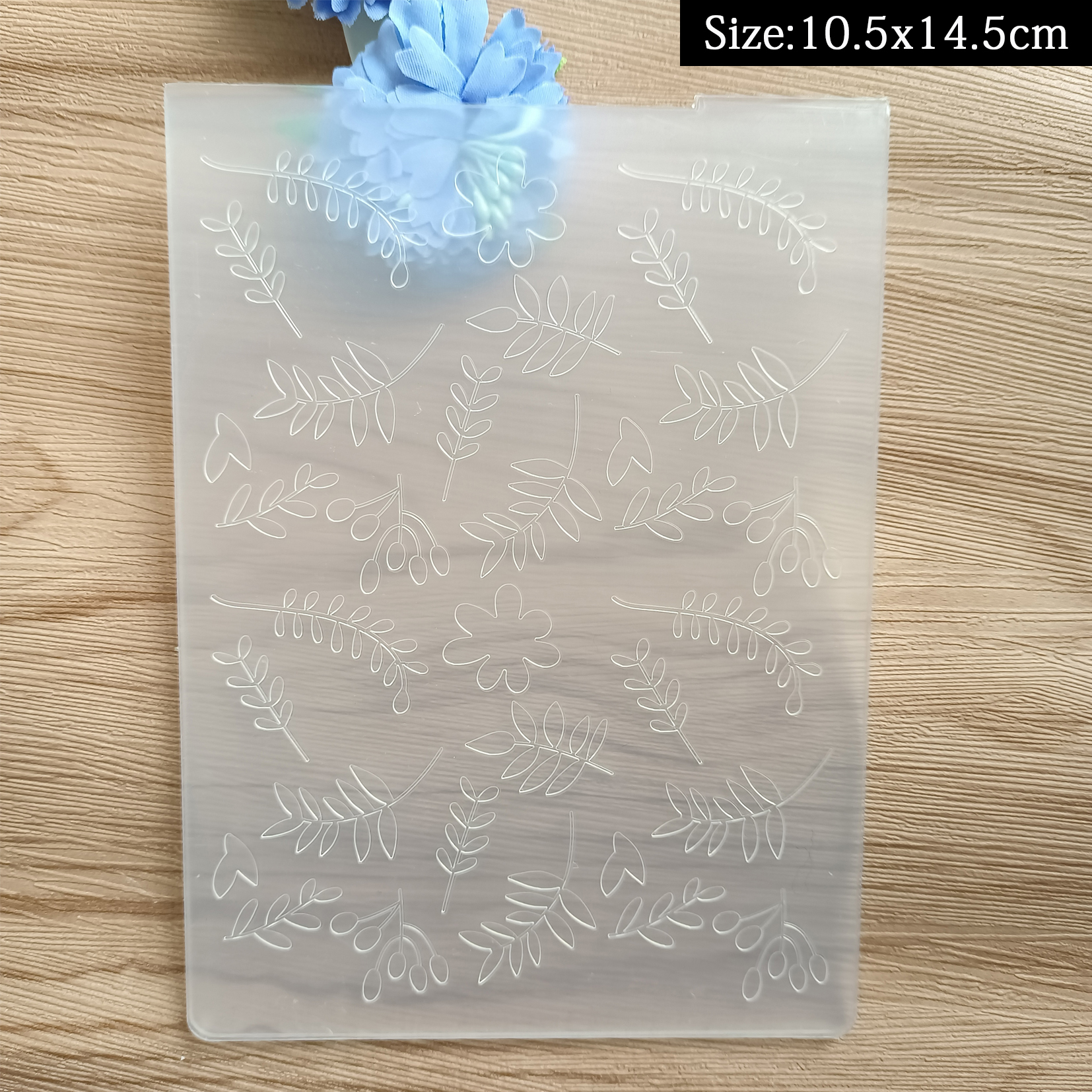 Carpeta de relieve de flores rosas para álbum de recortes, manualidades DIY, con 11 patrones diferentes/árboles/hojas/flores: FD-157