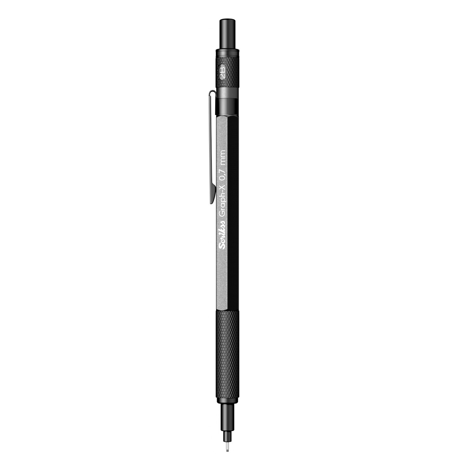 Scrikss Graph-X Metal Mechanical Pencil 0.7mm-0.5mm Drawing Writing Activity Pencil Art Student School Office supplies Refills stationery stationary pencils colored pencils: Anthracite 1 PCS 0.7mm