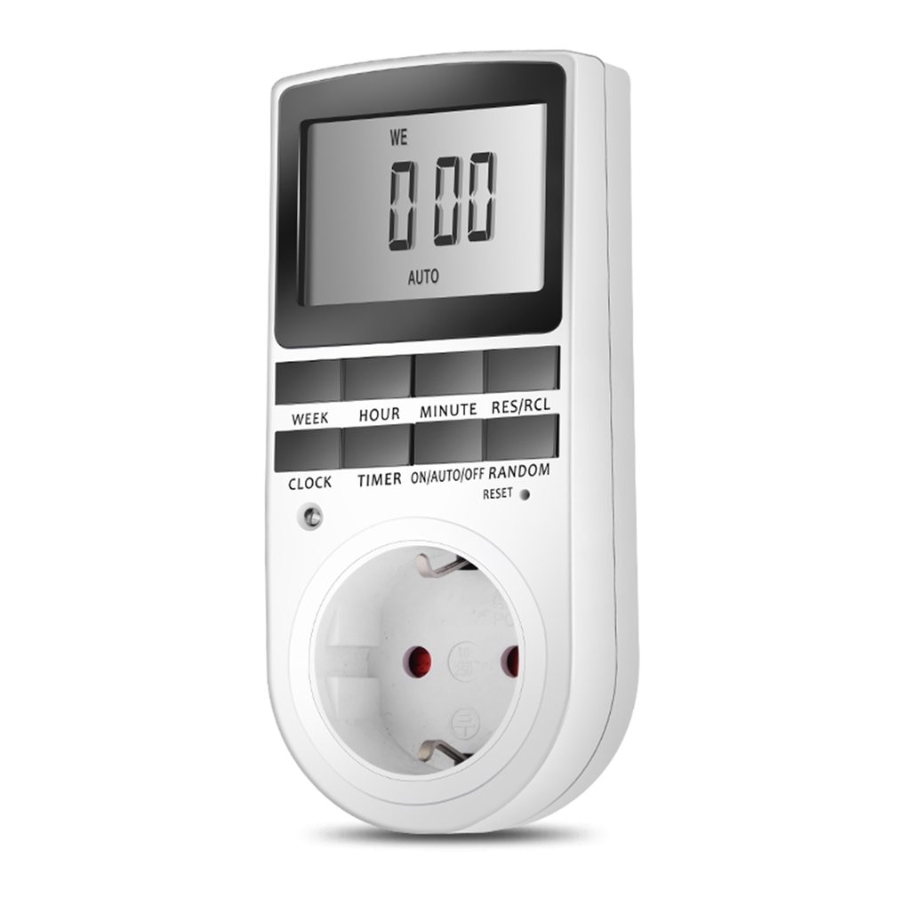 Digital Electronic Power Timer in Switch Socket Digital LCD Power Energy-saving Programmable Smart Time Switch