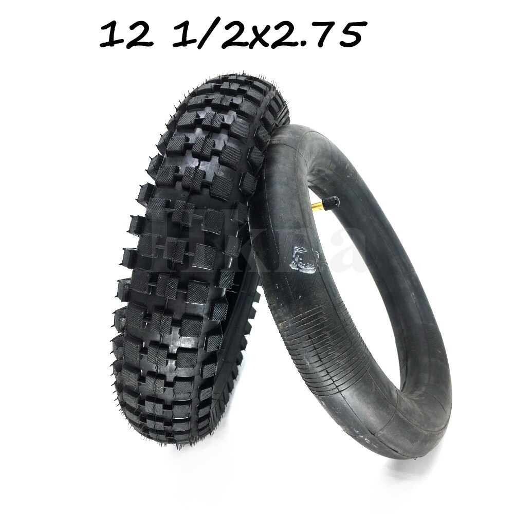 12 1/2x2.75 Tire Inner Tube Outer Tire for 49cc Mini Motorcycle Electric Vehicle 12 Inch Off Road Pneumatic Tyre