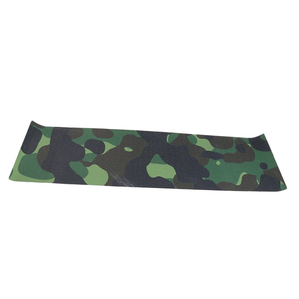 Vattentätt halkfritt skateboarddäck sandkapitel grepptejp ark skateboard griptape pcv mini longboard deck grepp sandpapper: Kamouflage