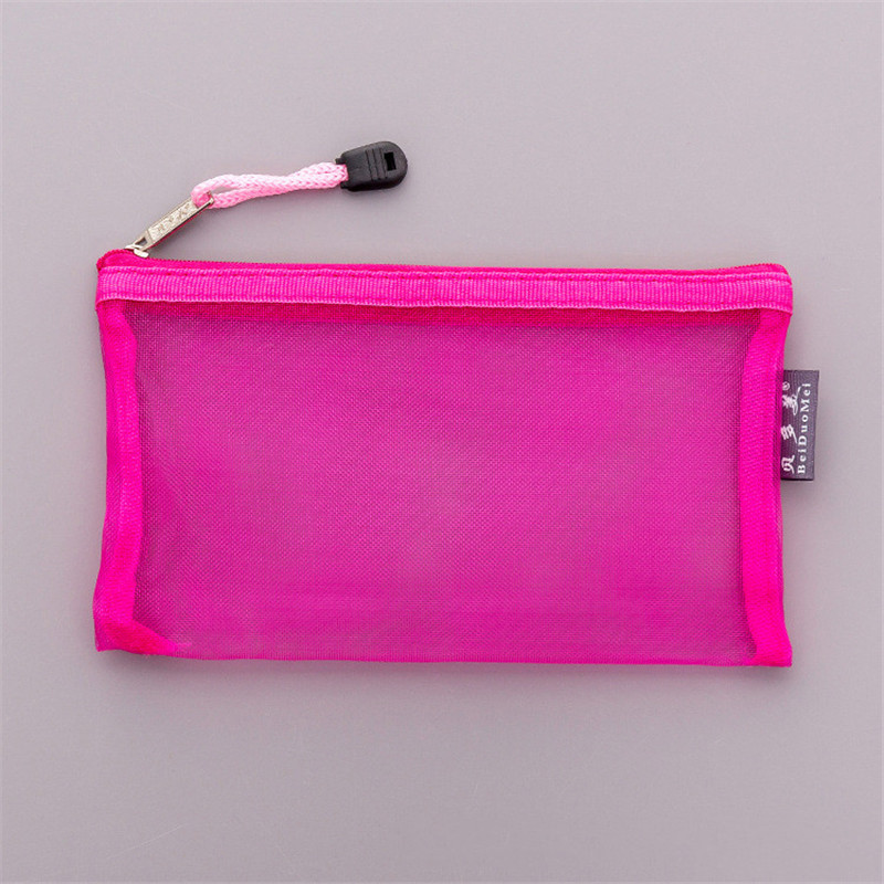 Casual Travel Cosmetic Bag Women Zipper Make Up Transparent Makeup Case Organizer Storage Pouch Toiletry Beauty Wash Kit Bags: Blue