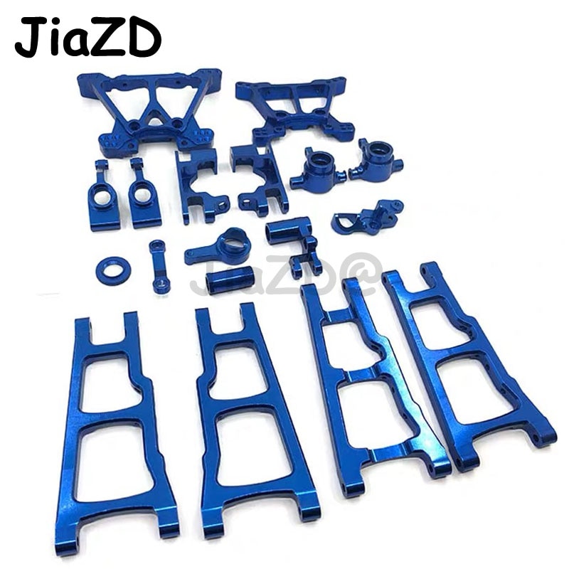 1 Set Aluminum Alloy Metal Upgrade Chassis Parts Kit For Traxxas SLASH 4x4 1/10 RC Car Truck Parts Accessories W001