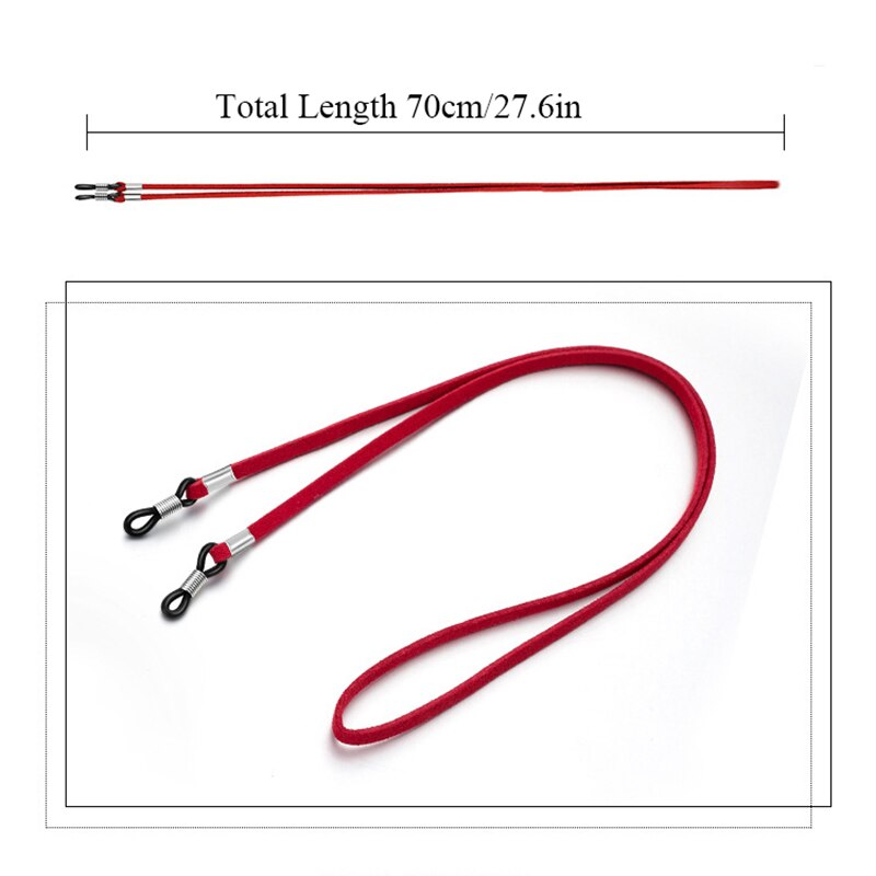 Mode Diy Faux Suede Zonnebril Lanyard Brillen Brillen Keten Koord Decoratie Lezen Spektakel Lanyard Cords Riemen Riemen