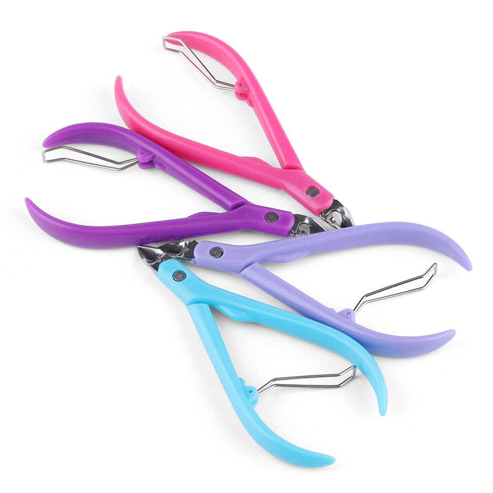 Random Color 1PC Stainless Steel Toe Finger Nipper Nail Clipper Cutter Plier Scissors Nail Art Manicure Tool