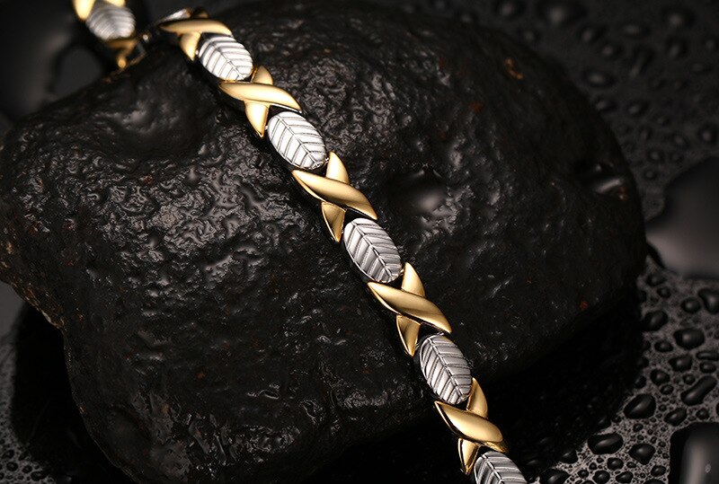 Sundhedsmagnet armbånd armbånd til kvinder rustfrit stål smykker jul