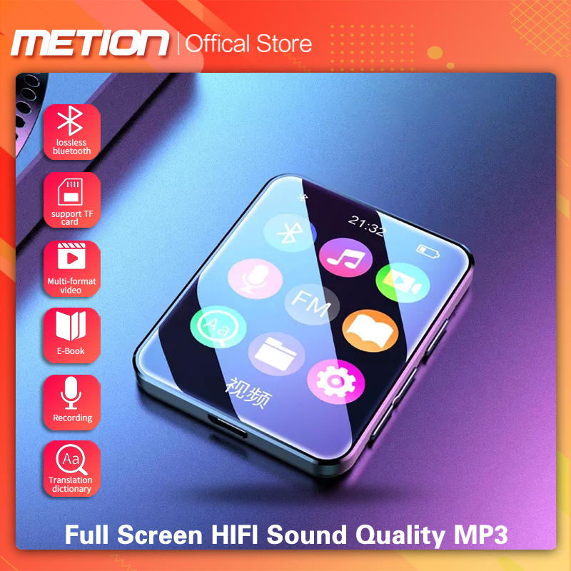 Mp3 Плееры MP3 Speler Bluetooth Full Screen Walkman 16Gb Lossless Hifi Muziekspeler Draagbare MP4 Video Speler fm