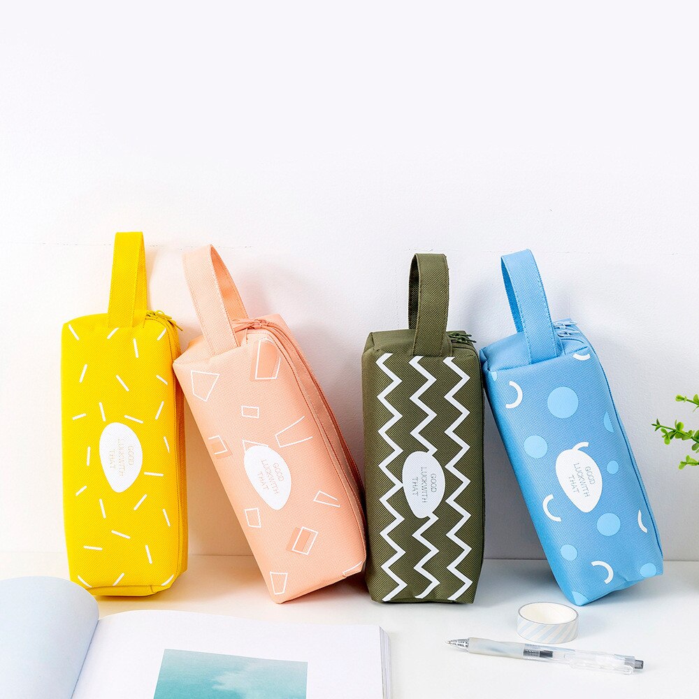 Fengdong, bolsa de lápices escolar para niños y niñas, artículos de papelería impermeables, bolsa de lápices escolar para estudiantes, Productos Escolares