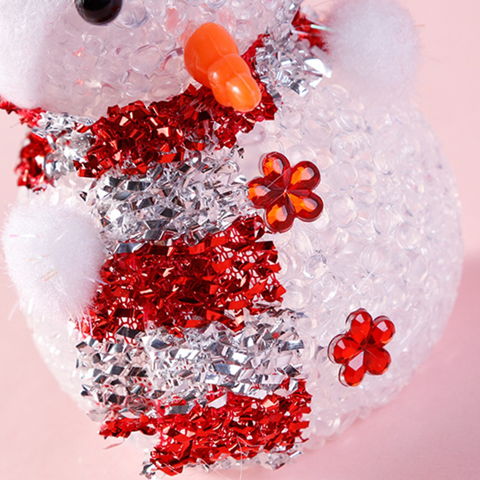 Strass Sneeuwman Met Kleurrijke Hoed Nachtlampje Kerstcadeaus Decoraties Kids Educatief Speelgoed Voor Kinderen