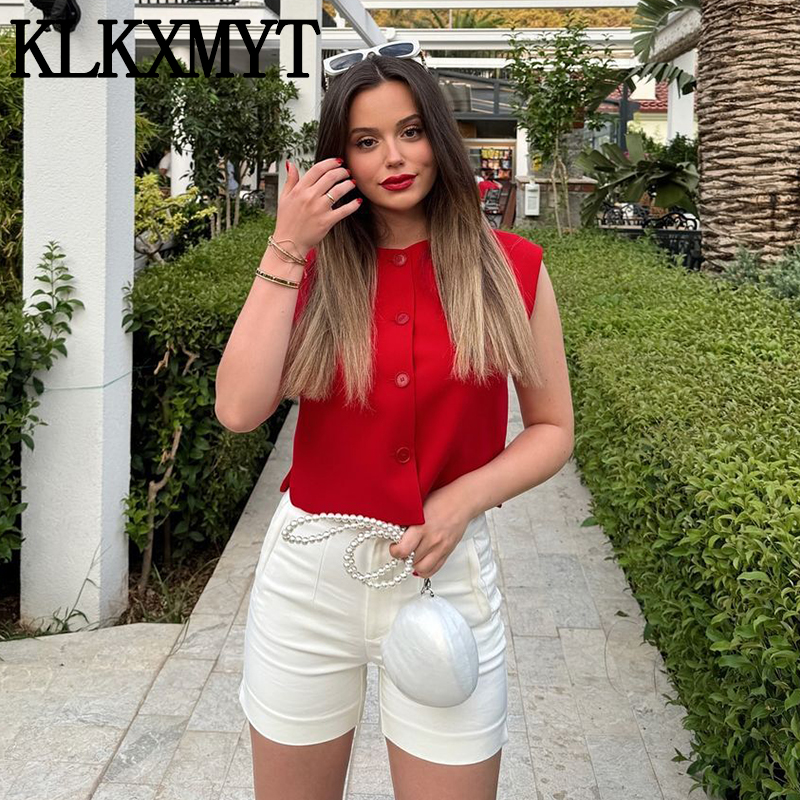 Chaleco Vintage sin mangas para mujer, chalecos holgados a la , abrigo sin mangas para mujer, prendas de vestir exteriores informales para mujer, ropa de calle básica, Tops