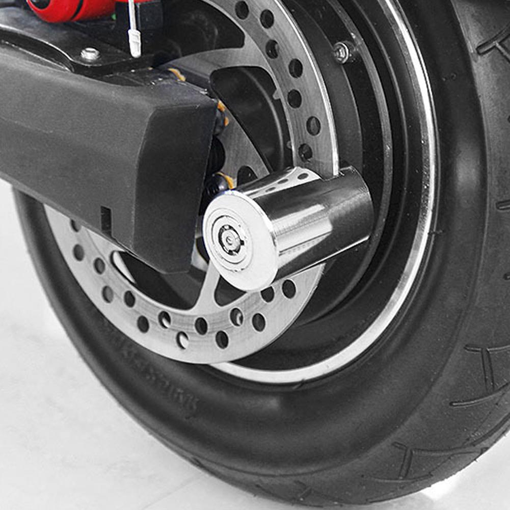 Motorcykellås elscooter cykelhänglås stöldskydd elscooterlås för skateboardhjulslås skivbromslås
