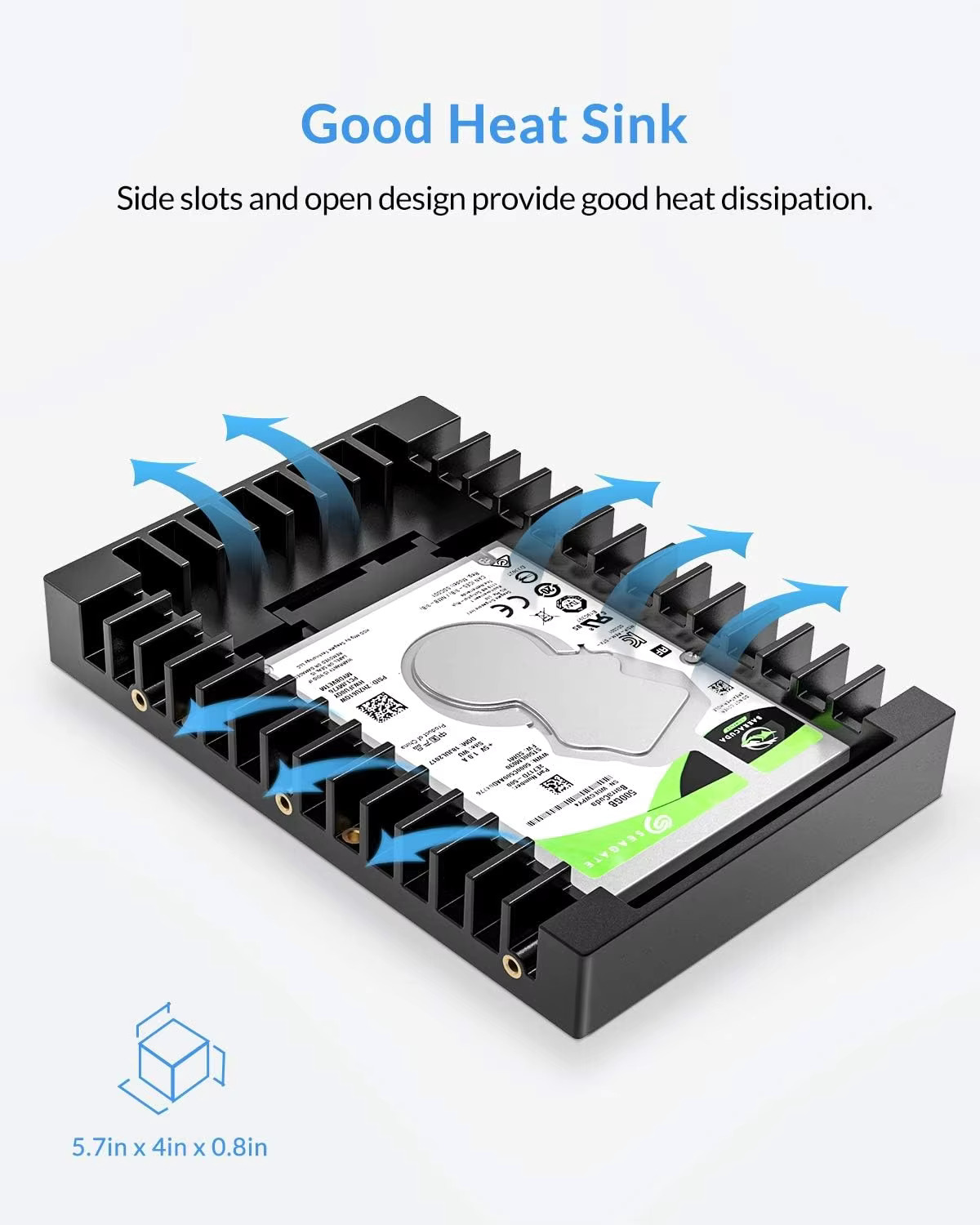 ORICO-Hard Drive Caddy Supporto SATA 3.0 Supporto HDD e SSD 2.5 In 7mm 9.5mm 12.5mm Accessori per computer