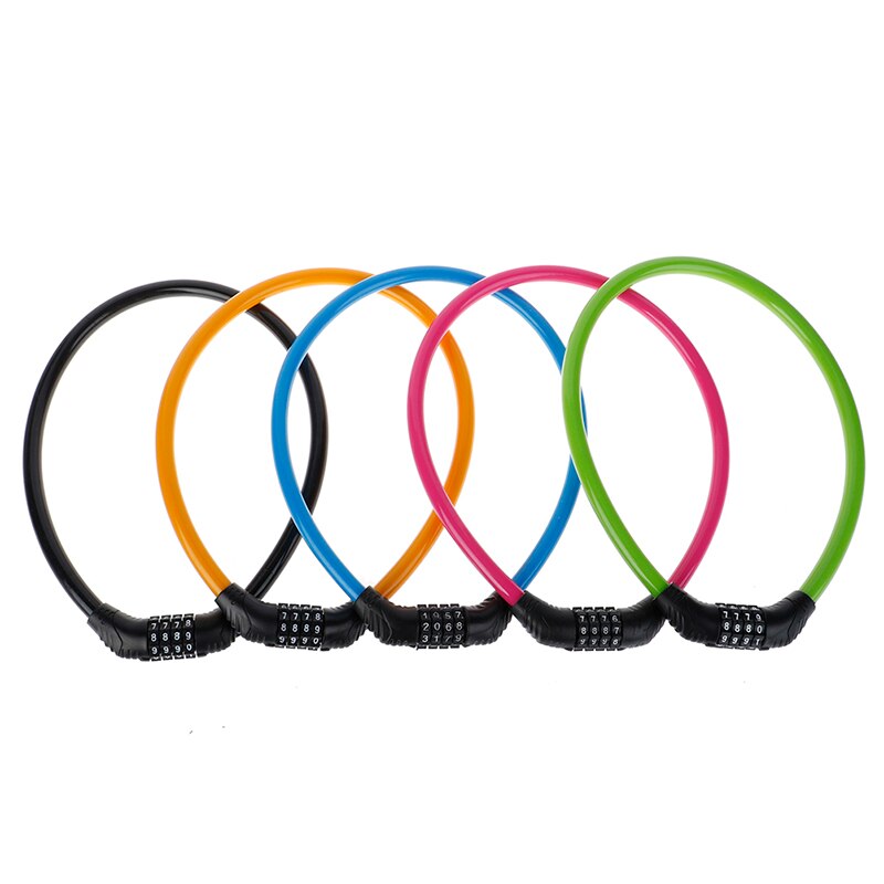 JINHF Bike Lock 4 Digit Code Combination Electric Bicycle Lock Bicycle motorcycle Security Lock Anti-theft Lock Password Lock