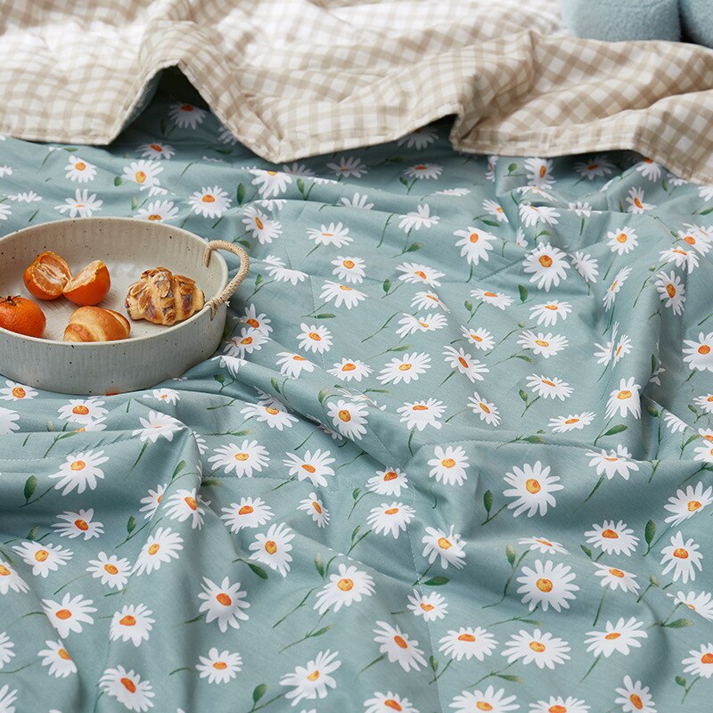 single double summer quilt washed cotton Towel Blankets Soft machine washable air condition quilt Full Queen Sofa Bed Cover