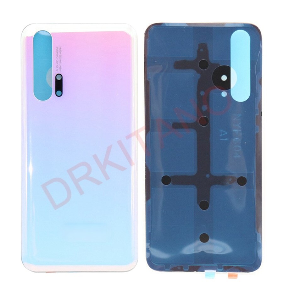 Back Glass Cover Voor Huawei Honor 20 Batterij Cover Achterdeur Behuizing Case Window Back Panel Voor Honor 20 Pro batterij Cover