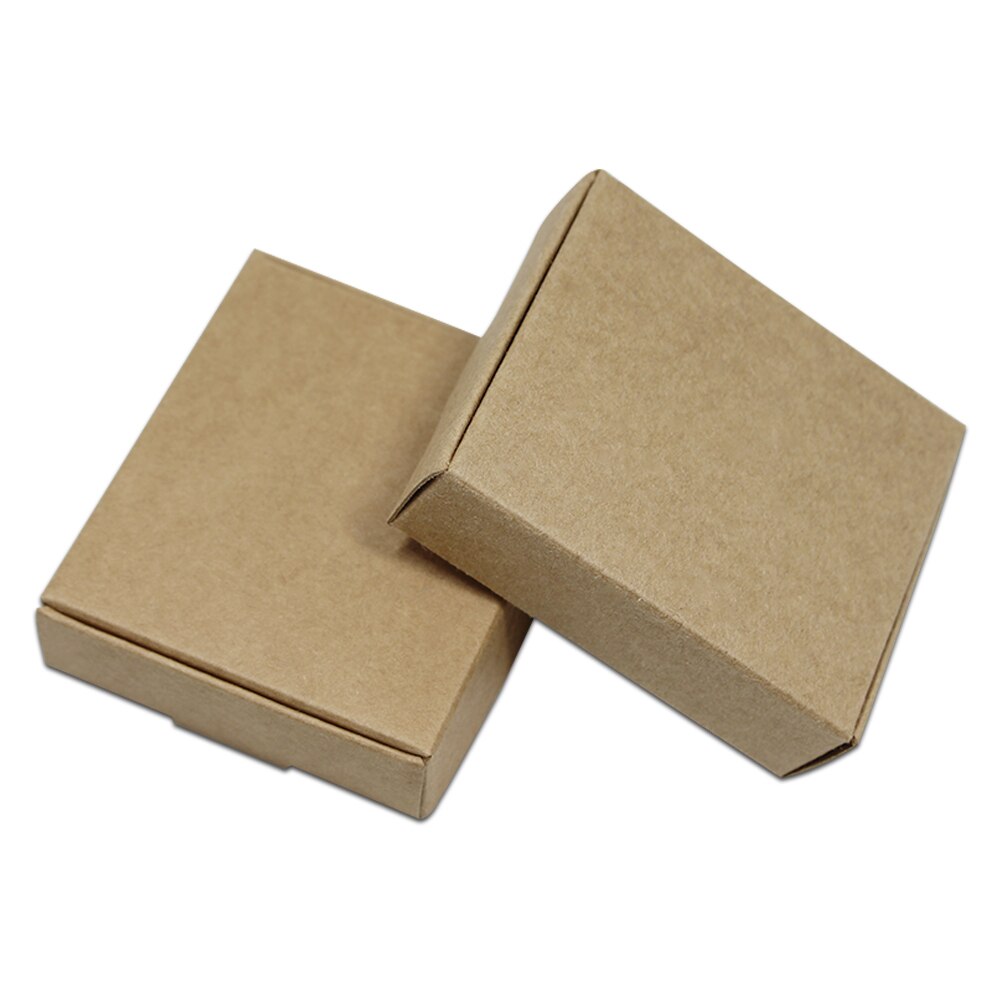 Zwart wit kraftpapier bruiloft decoratie doos feest kleine verpakking doos handgemaakte ambachtelijke soay snoep sieraden verpakkingsdozen