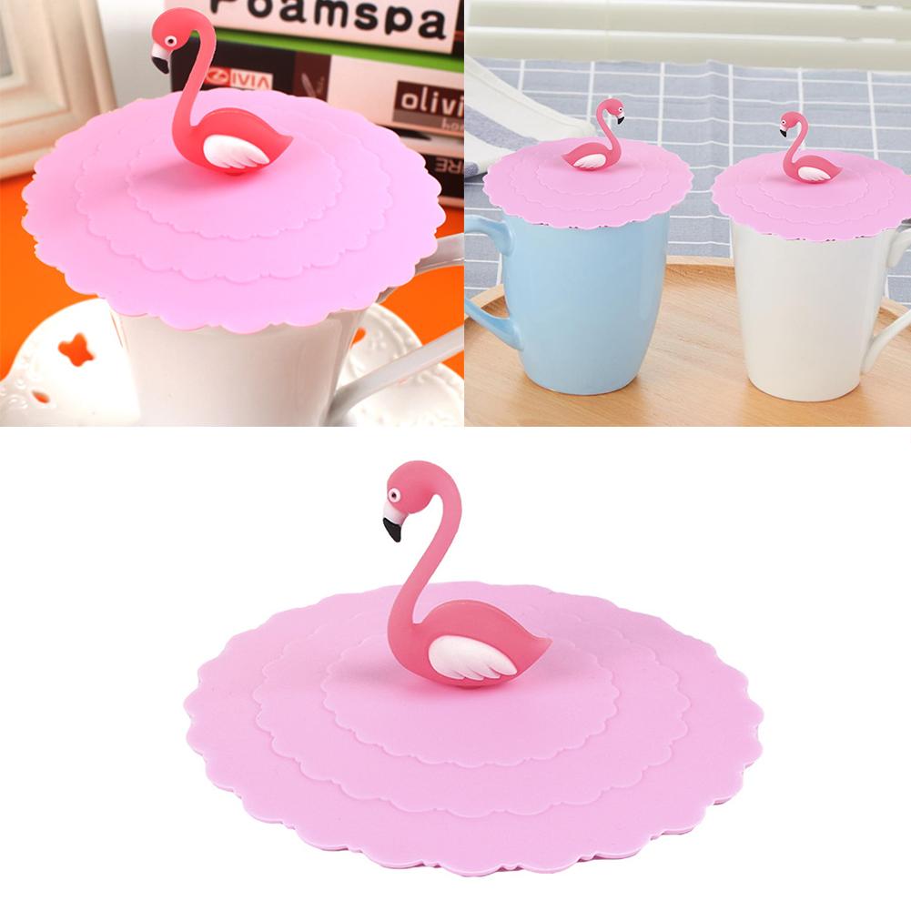 Flamingo formet kop kasket tegneserie formet pink serie silikone kop cover pige hjerte blonde kop støvtæt kasket