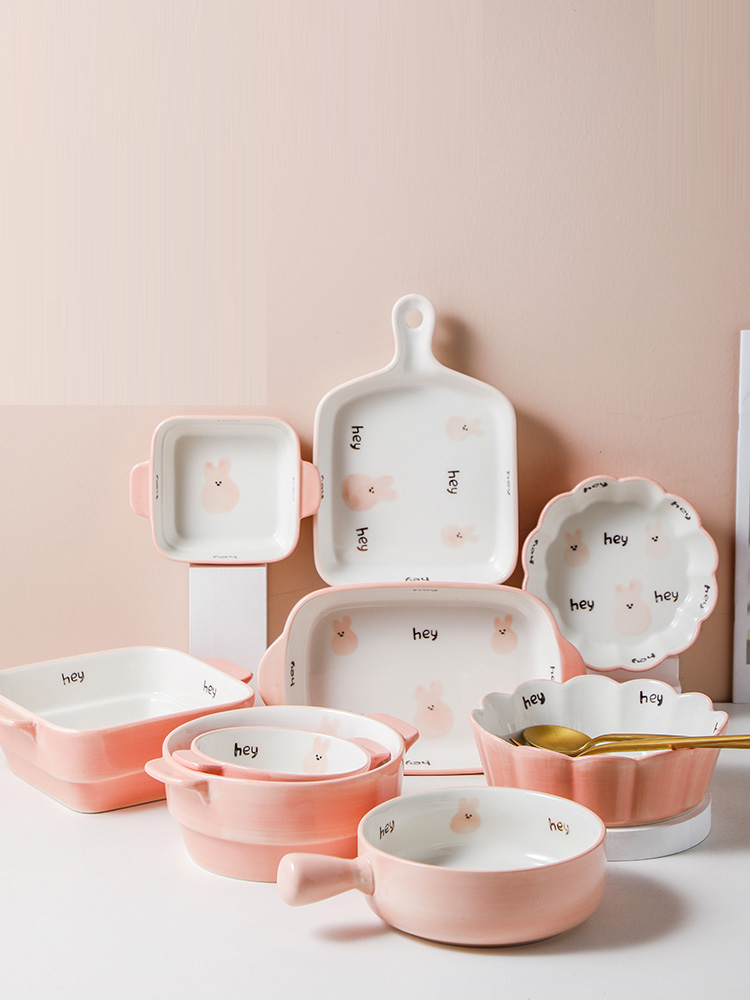 Ciotola da forno in ceramica per uso domestico in stile europeo