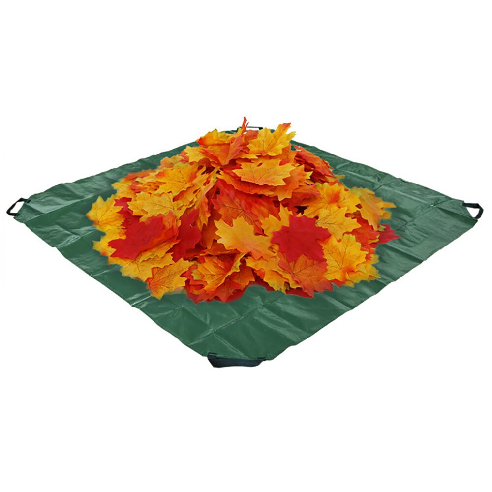 Garden Leaf Bag Storage Bag With Handle Yard Garbage Tarpaulin Leaf Sorting Bag Collection Bag Garden Garbage Collection Bag