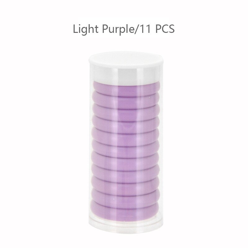 11Pcs 28Mm Hart Bindmiddel Ring Binding Schijven Diy Notebooks Planner Losse Blad Disc Paddestoel Gat Scrapbooking Ring School levert: Light Purple-11pcs