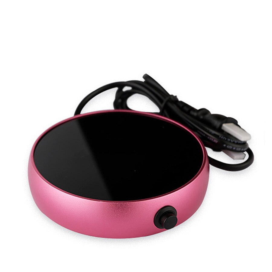 Mini placas calientes eléctricas de 220V, Base de termostato para taza de calefacción, tetera de vidrio, calentador de agua, almohadilla de preservación del calor de leche