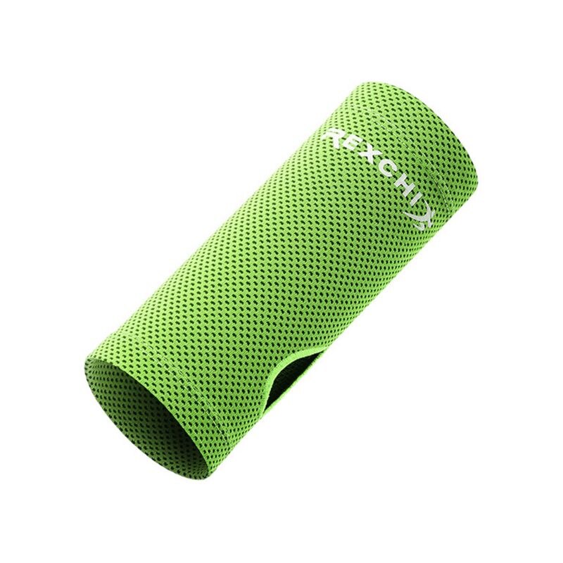 Summer Ice Silk Cooling Wristband Sunscreen Mesh Anti-Skid Bracelet Sweat Band