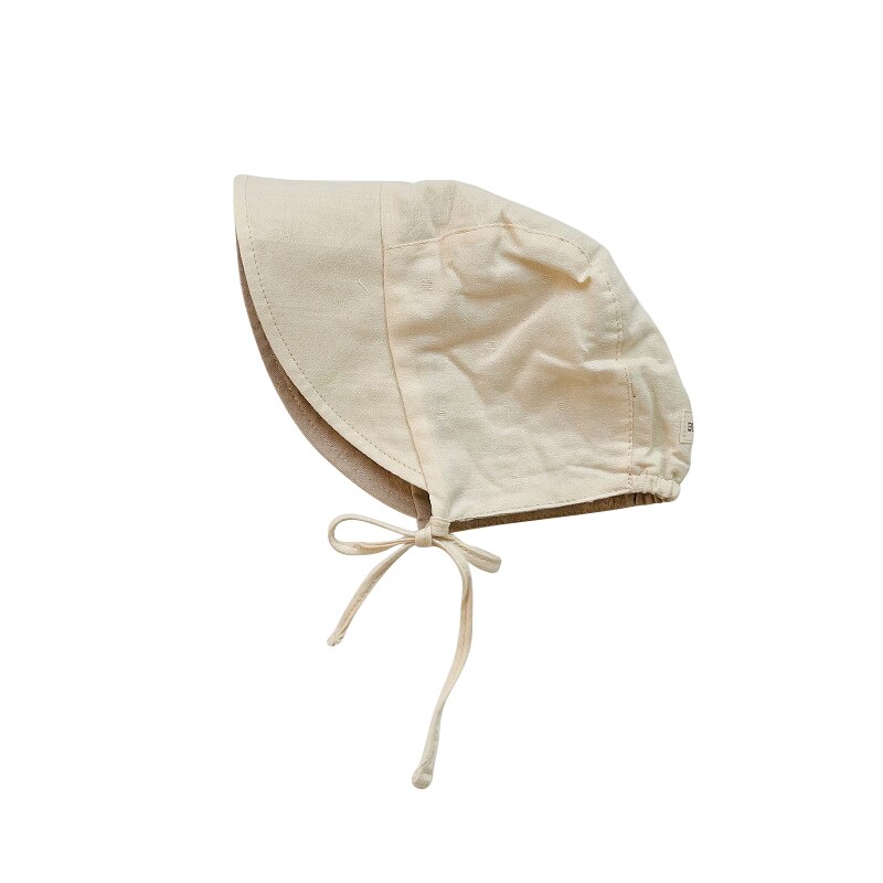 Cappello da sole a doppia faccia cappello da sole cappello da pescatore per bambini primavera estate per ragazze accessori per ragazzi cappellino per neonato per 5-18M: Beige