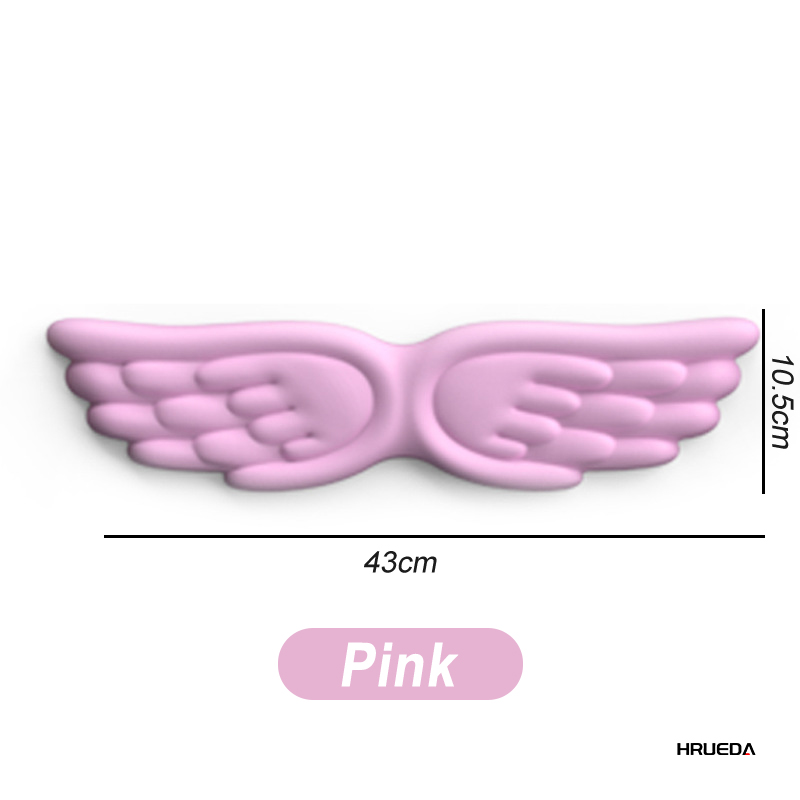 Mechanical Keyboard, Mouse, Wrist Rest, Computer Keyboard, Laptop, Angel Wing, Memory Foam, Mouse Pad Wrist Support: Dark Brown