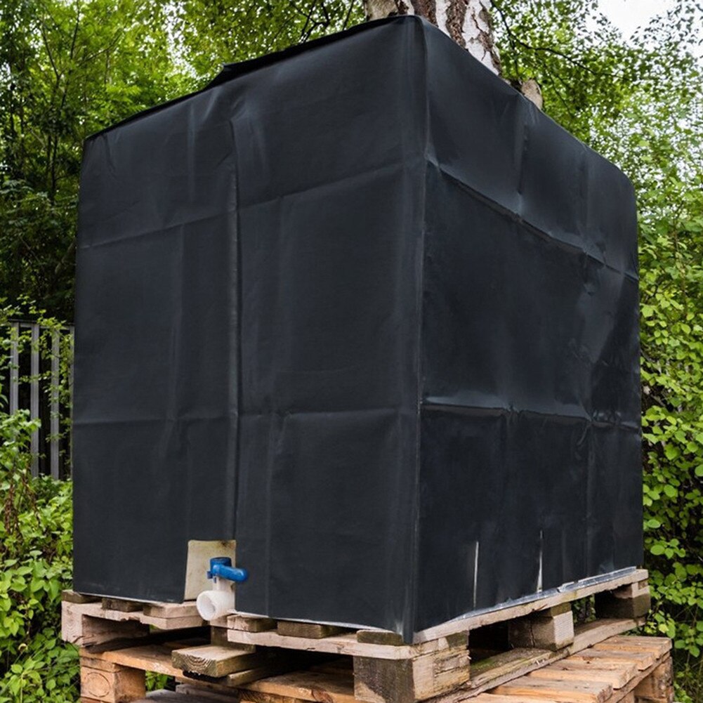 IBC Container Cover UV Protection Fabric Cover Black Army Green Water Tank Film Hood With Hole Cutout 120 X 100 X 116cm