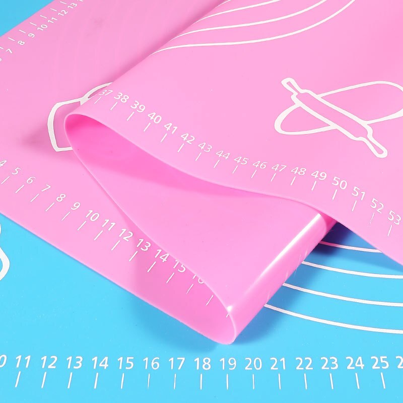 Feuille pour pâte à Pizza, pâtisserie, pâtisserie, ustensiles de cuisine, tapis de cuisson antiadhésif en Silicone