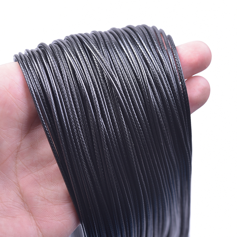 Wax Karabijn String Koord 50/55/60 Cm Lange Ketting Kettingen Voor Vrouwen Mannen Accessoires Lederen Touw diy Charms Jezelf Choker