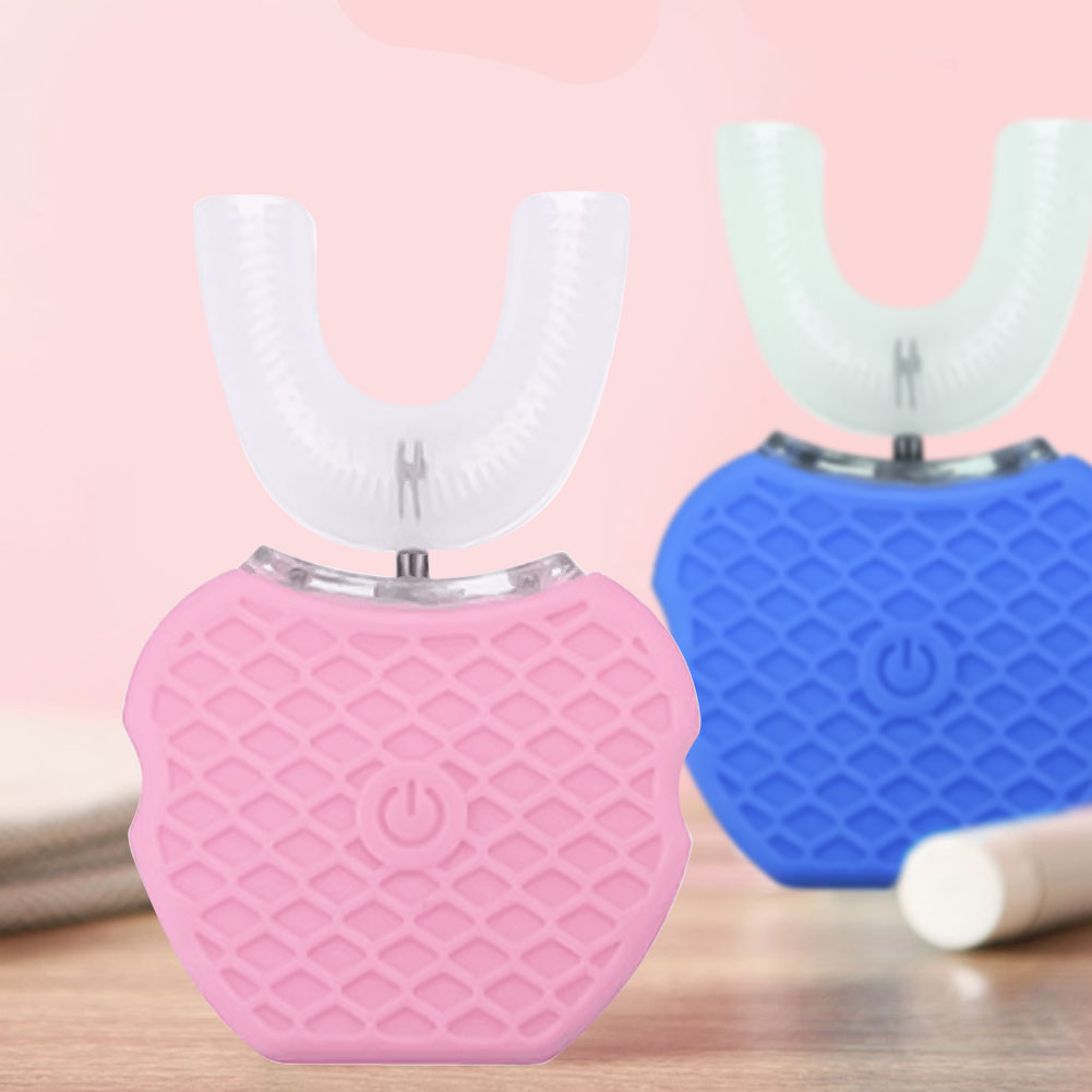 Ultrasonic U-Shape 360° Electric Toothbrush Practical Sturdy Electric Toothbrush For Travel