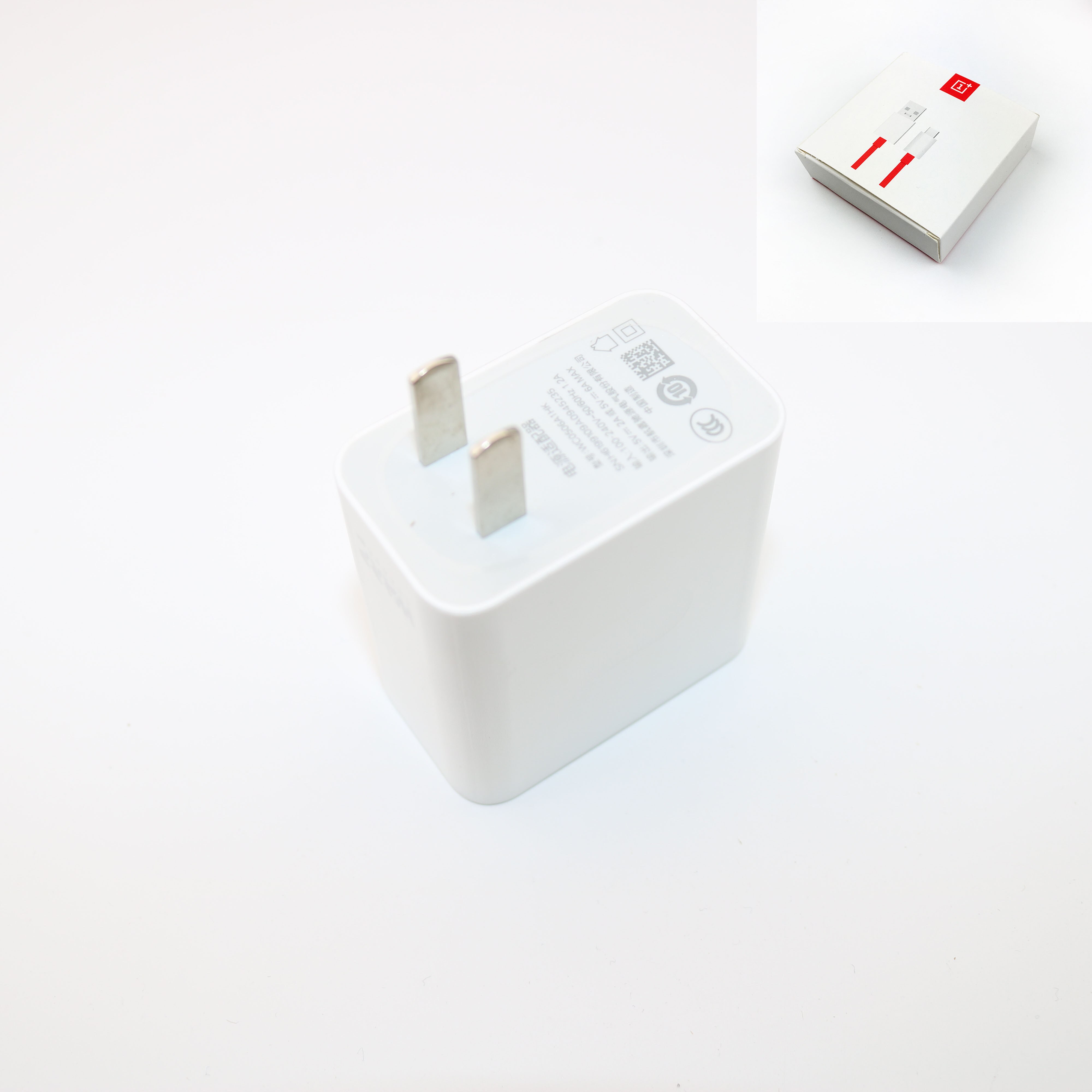 Original oneplus 7 t pro carregador 30w adaptador de alimentação um mais 7 pro ue/eua warp carga 5 v/6a 30 carregador 6a usb tipo c cabo: US Red Cable Box