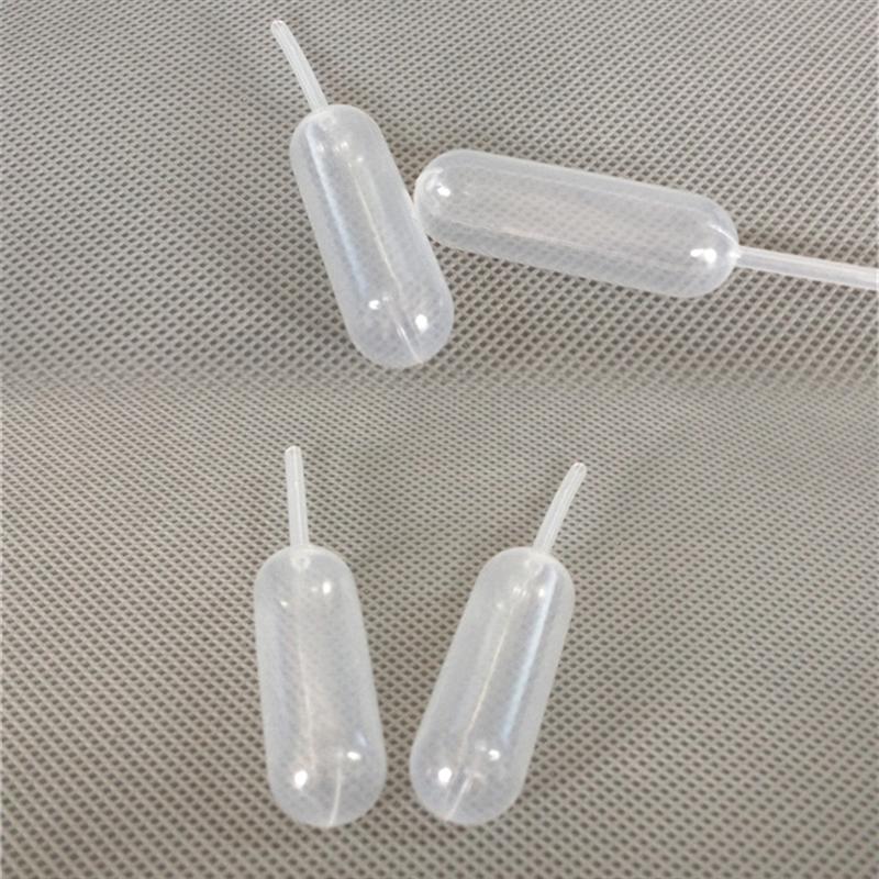 ROSENICE 4ml 120pcs Clear Plastic Jam Dropper Straw Juice Squeezed Sauce Dropper Pipettes Kitchen Measuring Tools