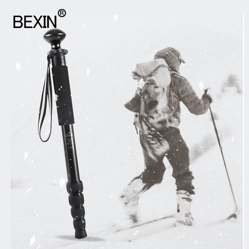 P285A unipod stick tripod monopod dslr video stand lightweight portable camera monopod with foot nail Carry bag for camera