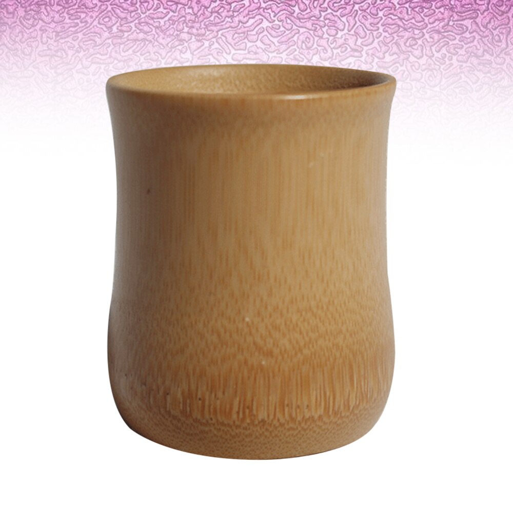2PCS Bamboo Water Cup Multi-purpose Bamboo Cup Eco-friendly Bamboo Cup Thick Plain Bamboo Tube Carbonized Bamboo Mug