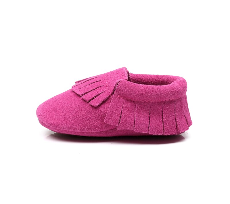 Baby Kleid Schuhe Kleinkind Baby Krippe Schuhe Weiche Sohle Quaste Vor-Wanderer Mokassins Anti-Unterhose Mädchen Lila prinzessin Kleid Schuhe