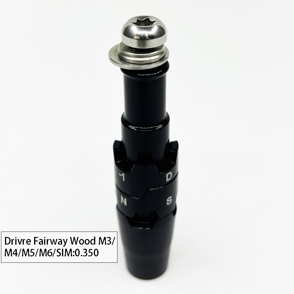 1pc M1 M2 M3 M4 M5 M6 Golf manchon adaptateur adaptateur pour Taylormade Conducteur Hybride Bois de Parcours SIM club tête accessoires: (M3 4 5 6)0.350