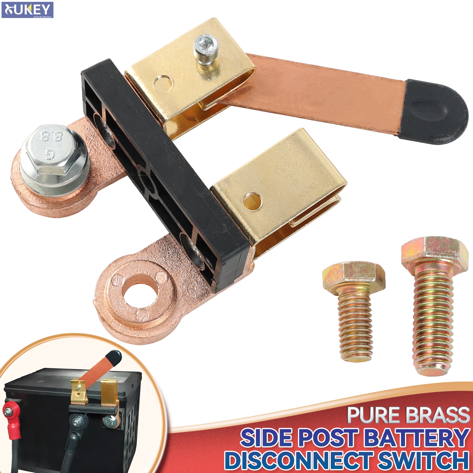 Auto Batterij Side Post Zware Afgesneden Uitschakeling Schakelaar 12V 750A Top Post Top Terminal Batterij Disconnect Mes schakelaar