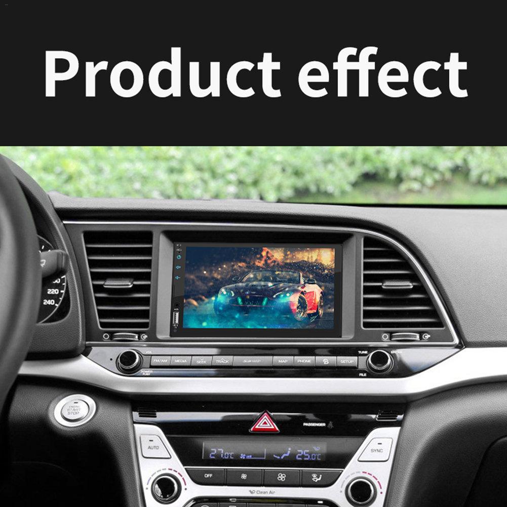 7 Inch 2 DIN MP5 Car Player Bluetooth Touch Screen Stereo Radio Rear View Camera Supports Car Play For Android Image Connection