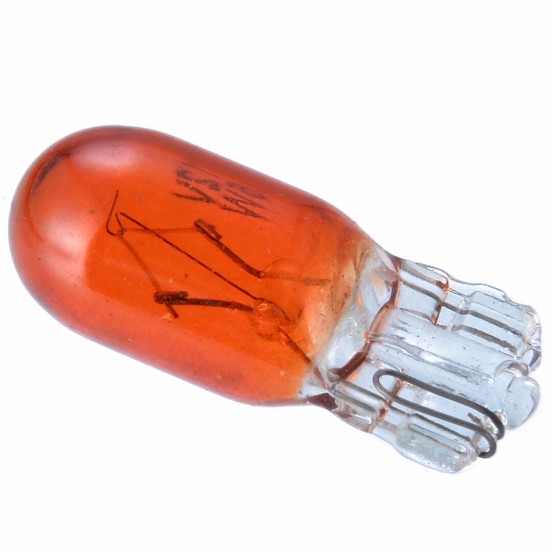 10 stk bil  w5w t10 194 158 halogenlys 12v 5w rav/oransje kilelampe instrument leselys innvendige klaringspærer