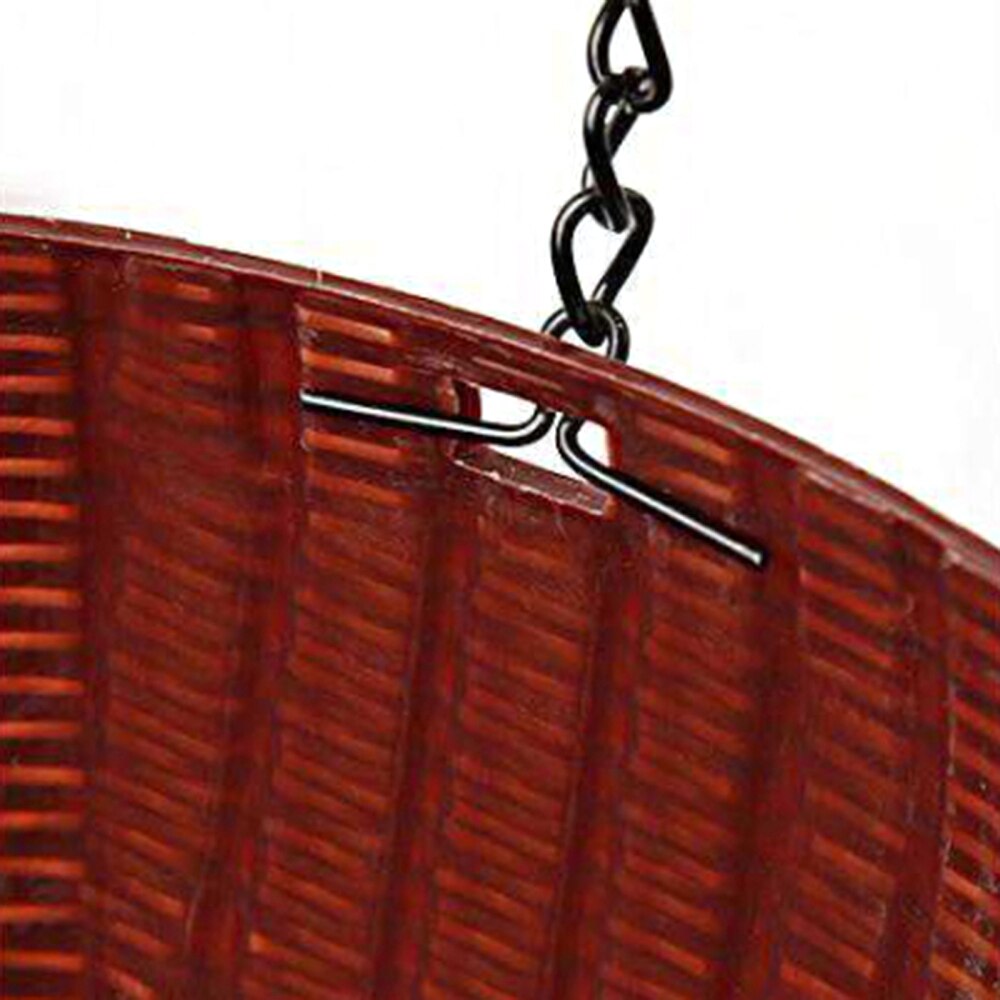 Mand Ketting Dubbel-Hoofd Voor Opknoping Manden Plant Pot Tuin Hanger 3 Punt S-Vormige Iron Decoratieve Yard 80 Cm Bloempot Haak